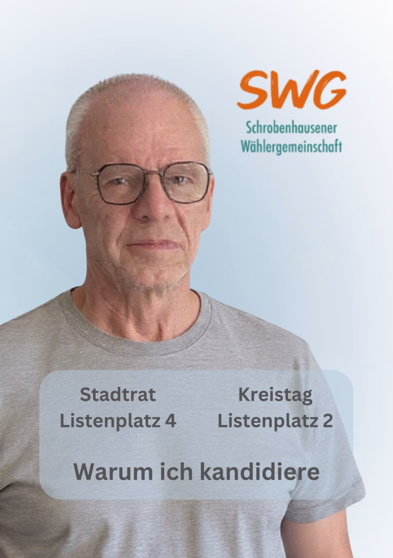 Mehr über den Artikel erfahren Aufbruch für Schrobenhausen – und warum ich dafür antrete